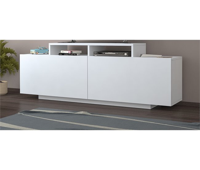Mueble TV ALBI color blanco de 140cm Blanco