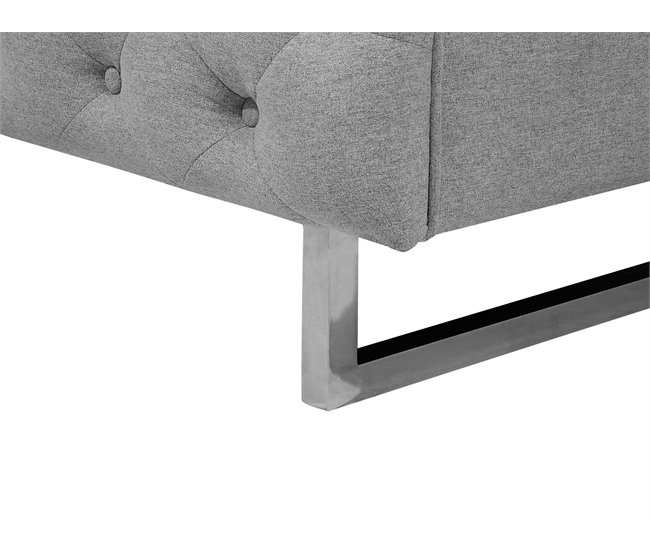 Beliani Sofá de 2 plazas Poliéster VISSLAND Beige