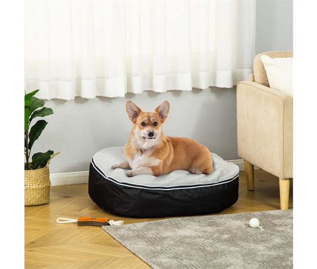 Cama para Perros Tela Oxford, Felpa y Algodón PP PawHut Multicolor