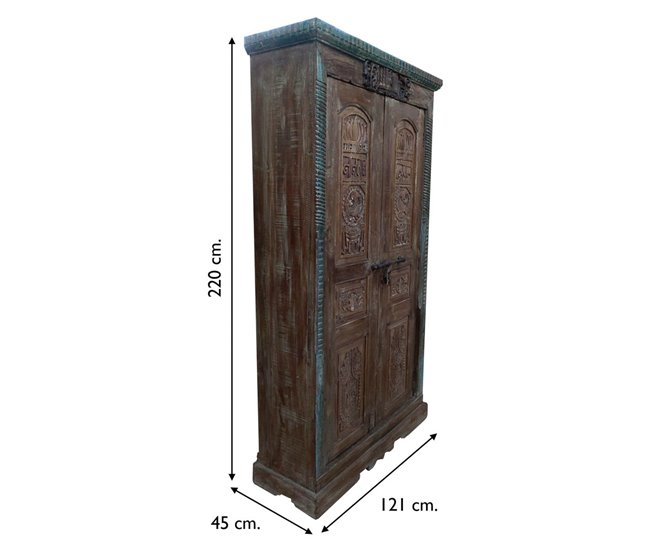 Armario de madera Marron