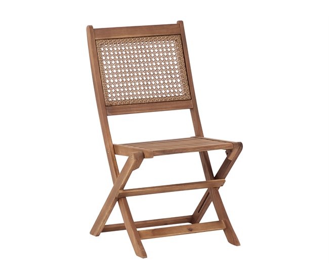 Beliani Conjunto de comedor PARAGGI Madera Clara