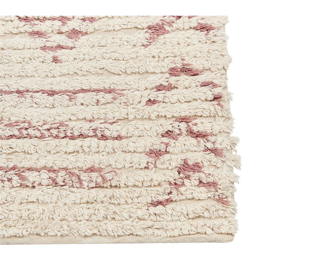 Beliani Alfombra de pelo corto EDIRNE 140x200 Beige