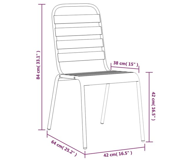 Conjuntos de jardin Antracita