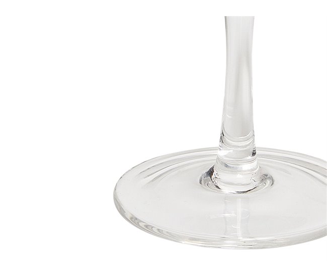 Beliani Cristalería Vidrio QUARTZ Gris Claro