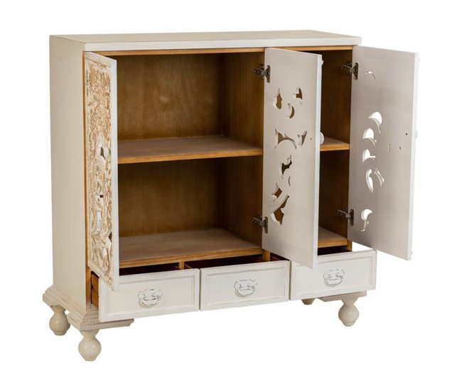 Aparador de madera Blanco