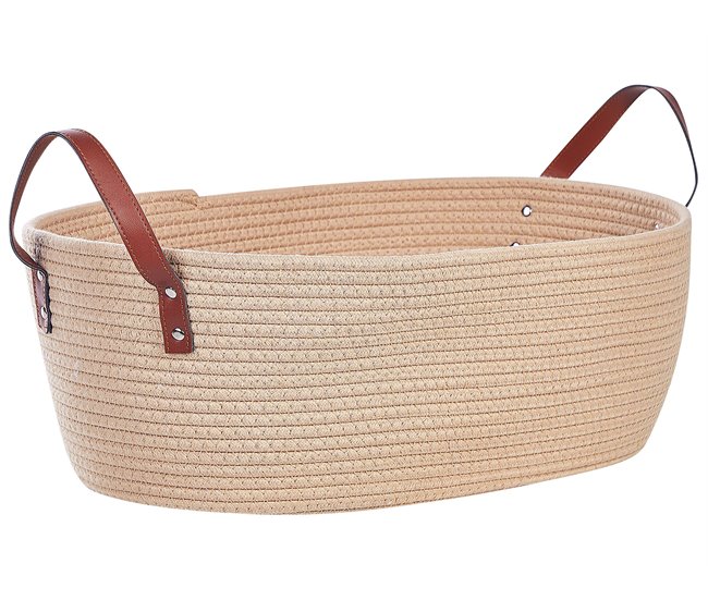 Beliani Estante de baño pequeño GISSAR Beige