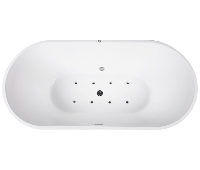 Beliani Bañera de interior HAVANA Blanco