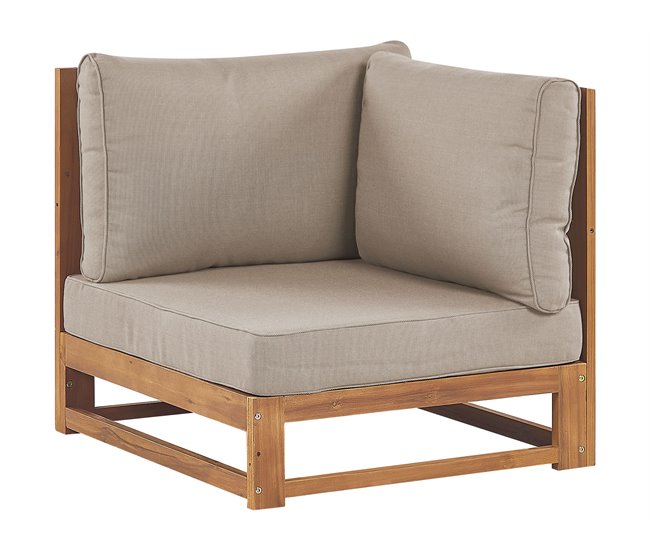 Beliani Conjunto de jardín TIMOR Gris Oscuro