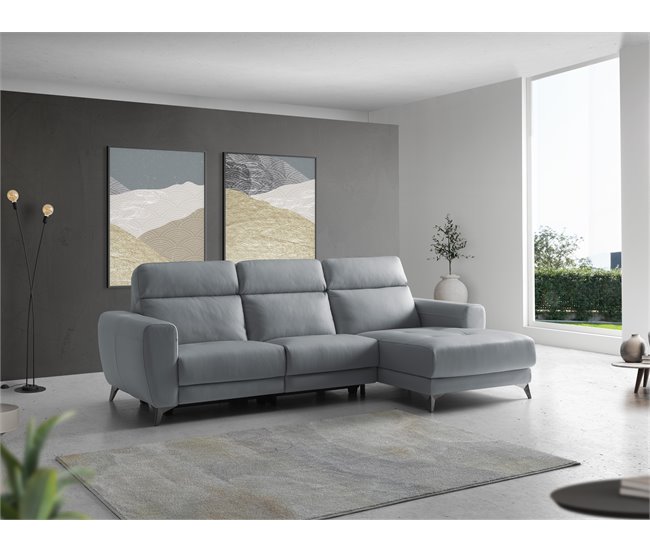 Chaise longue SALMA relax eléctrica Gris