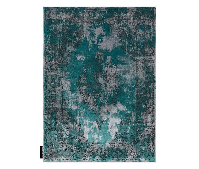 Alfombra DE LUXE moderna 6754 - Structural 160x220 Verde