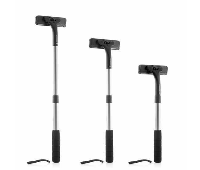 Afeitadora de Espalda y Cuerpo con Mango Extensible Negro