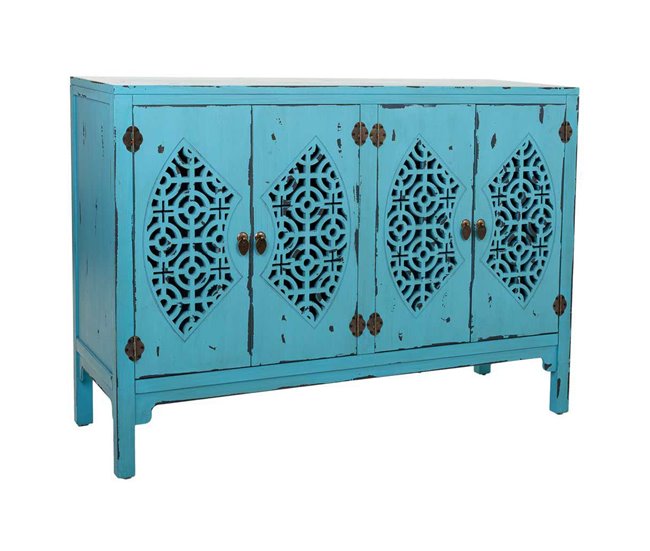 Aparador de madera 120 Azul