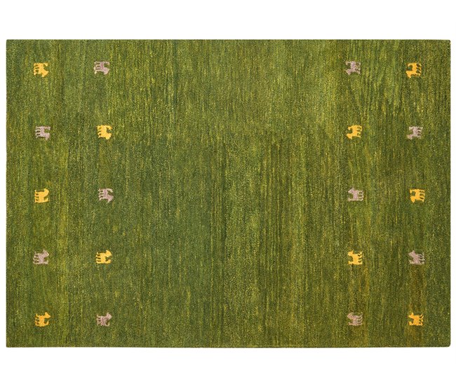 Beliani De pelo corto YULAFI 160x230 Verde