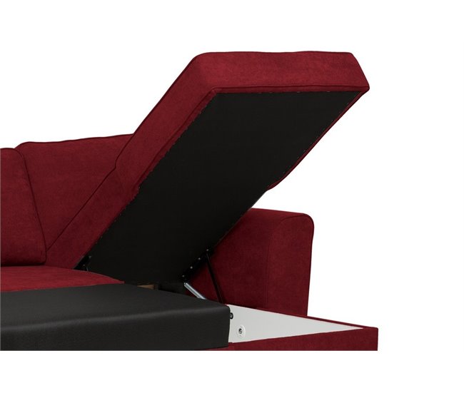 Chaise longue con cama ASTON Rojo