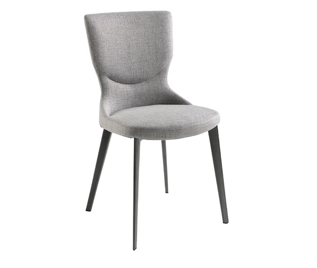 ANGEL CERDA Silla tela gris Gris