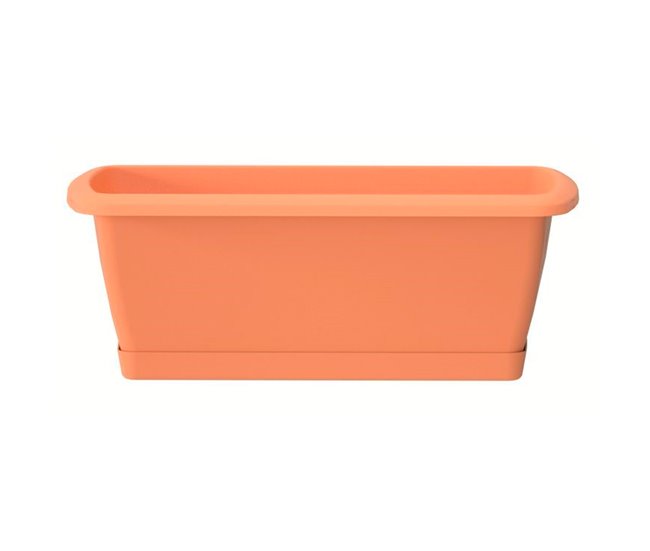 2x Jardinera Respana con soporte Terracota