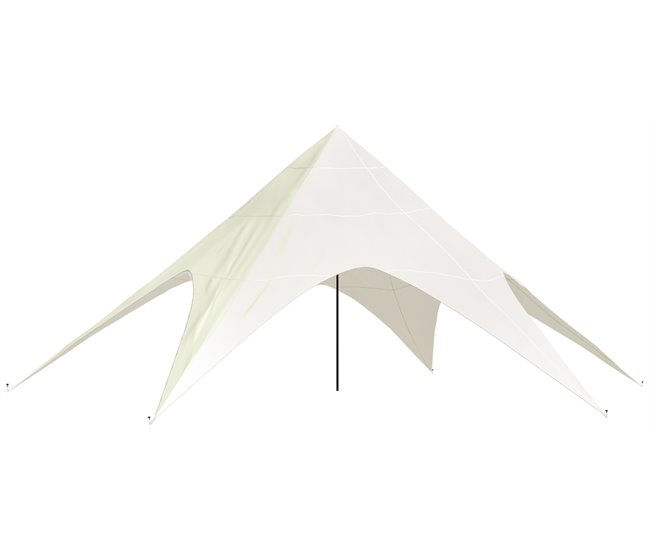 Carpa de estrella - Plástico Crema