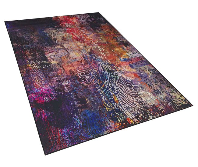 Beliani Alfombra de pelo corto MARDIN 160x230 Multicolor