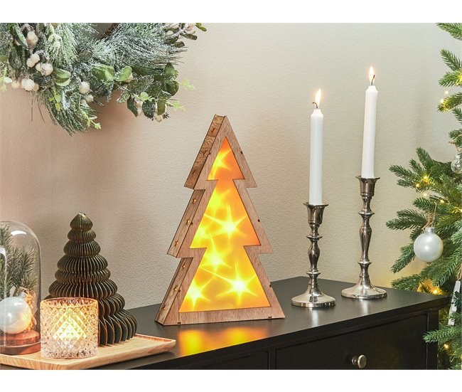 Beliani Figura decorativa JUVA Marron