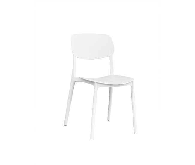 Silla de cocina LAIA fija PP Blanco