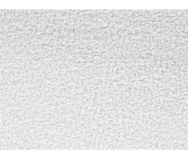 Beliani Cama con somier Bouclé LINARDS 230x242 Blanco