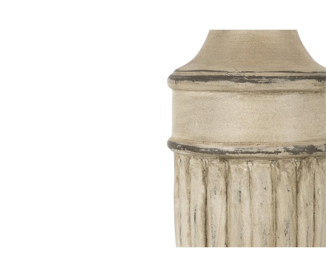 Lampara Madera Adda Home Beige