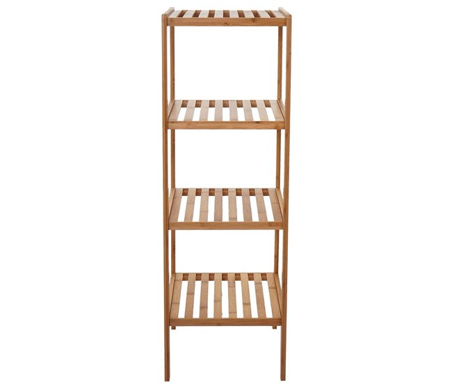 Estante de almacenamiento de baño de bambú SDB04020 Marron Claro