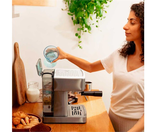 Cecotec Cafetera express Cafetera espresso Power Espresso 20 Bari Inox
