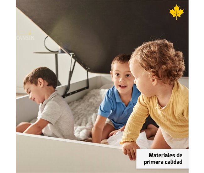 Canape Abatible Descansin | Patas en Madera de Haya Maciza 135x190 Beige