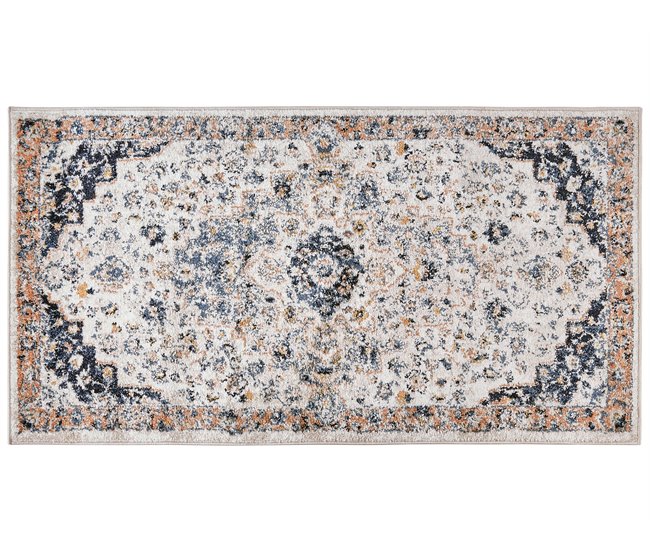 Beliani Alfombra de pelo corto HERMON 80x150 Multicolor