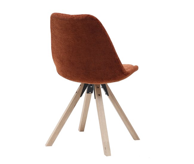 Pack de 4 sillas ZOE  Terracota