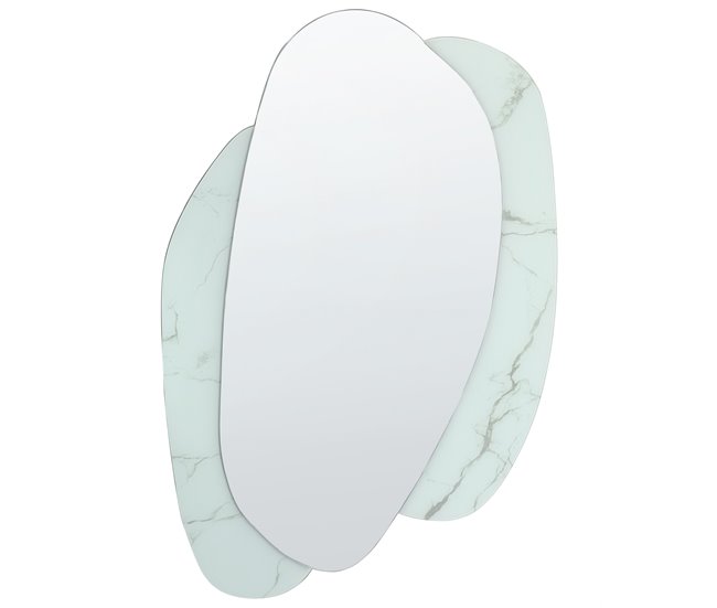 Beliani Espejo PANNES Blanco
