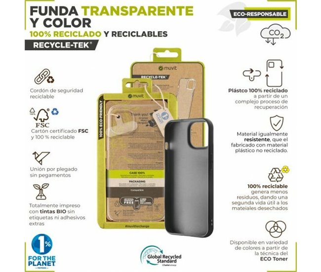 Funda para Móvil iPhone 15 Pro Negro