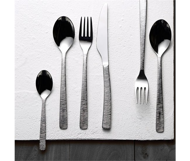 Set de 2 Cuchillos de mesa LYON Bergner Plateado