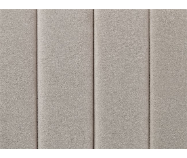 Beliani Cama Terciopelo LUNAN 146x215 Gris