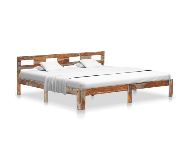 Estructura de cama Gris