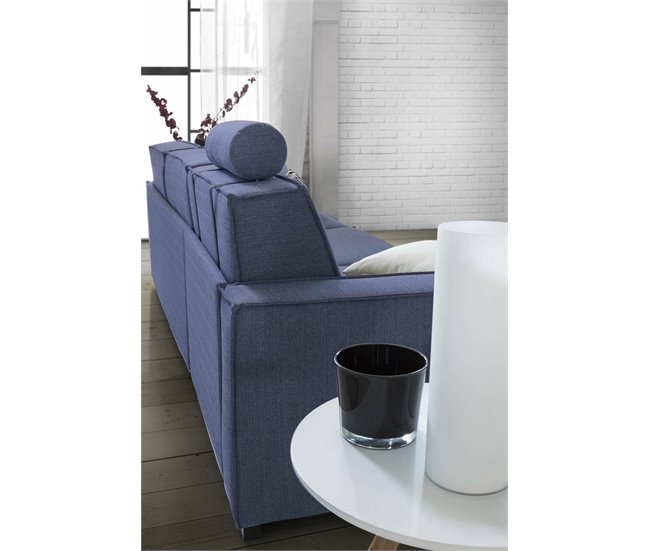 Sofá Cama grande de 2 plazas Daabi Azul Marino