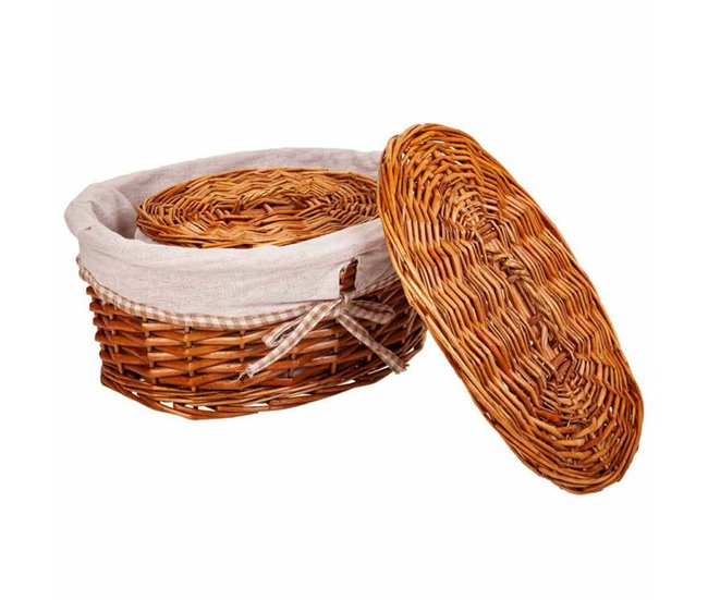 Cajas de almacenamiento Marron