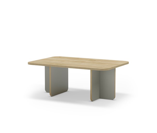 Mesa de centro rectangular HILLARY Verde