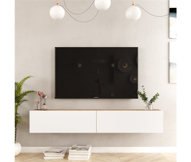 Mueble tv WALLY Blanco/ Madera