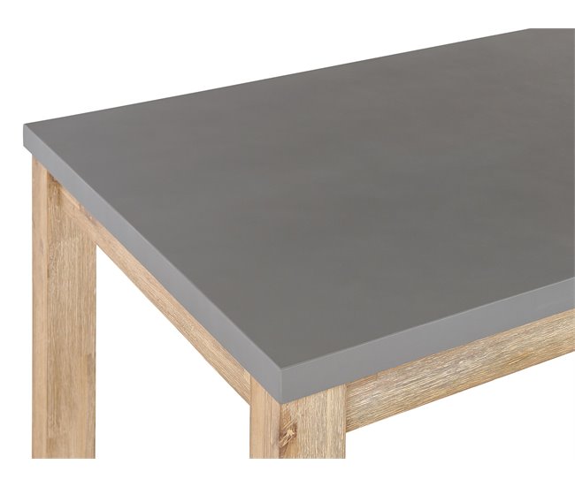 Beliani Conjunto de comedor OSTUNI Gris