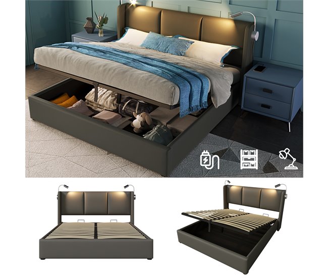 Canapés abatibles Gris