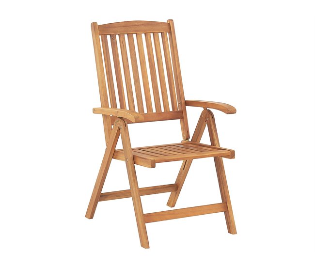 Beliani Conjunto bistro JAVA Blanco/ Beige