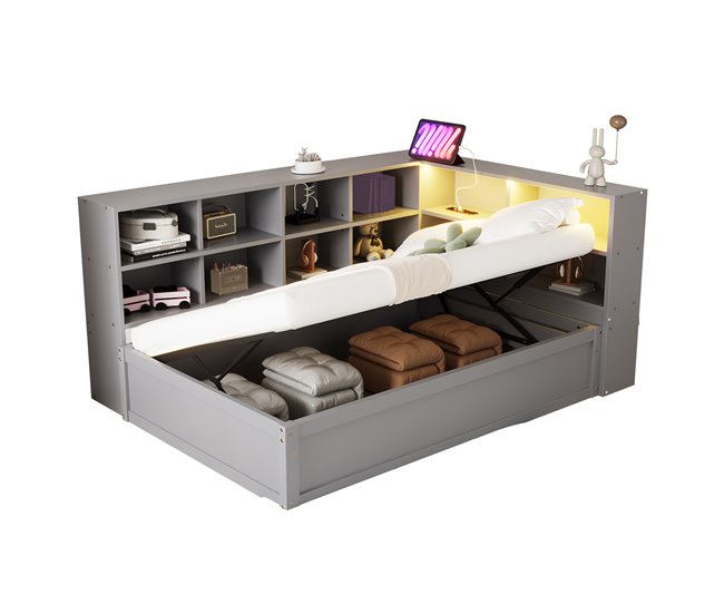 Canapés abatibles Gris