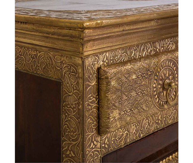 Aparador de madera acabado artesanal Marron