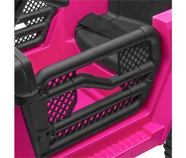 Coche Eléctrico Infantil PP, Metal HOMCOM Rosa