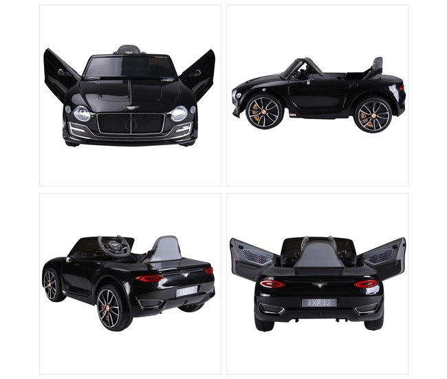 Coche Eléctrico PP, Metal HOMCOM Blanco