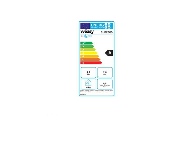 Aire Acondicionado Blizz900 Wëasy Blanco/ Gris