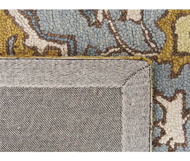 Beliani Alfombra de pelo corto MUCUR 80x150 Mostaza