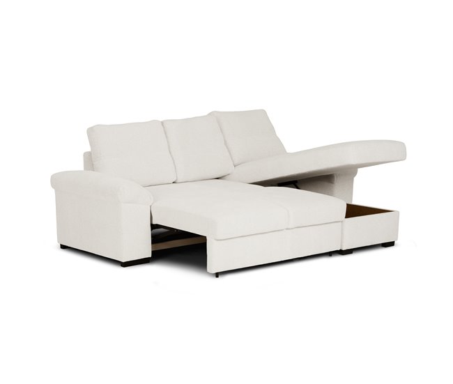 Chaise longue reversible con cama ERIC Beige